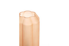 Light & Living Tafellamp LED Ø15x27 Cm YVIAS Glas Mat Perzik+goud