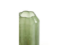 Light & Living Tafellamp LED Ø15x27 Cm YVIAS Glas Melk Groen+goud