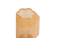 Light & Living Tafellamp LED Ø15x27 Cm YVIAS Glas Melk Oranje+goud