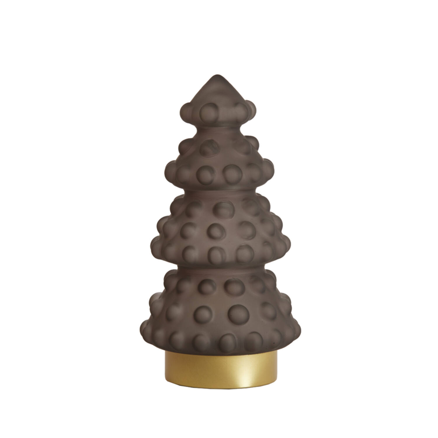 Light & Living Tafellamp LED Ø15x28 5 Cm TREE Mat Grijs-bruin+goud