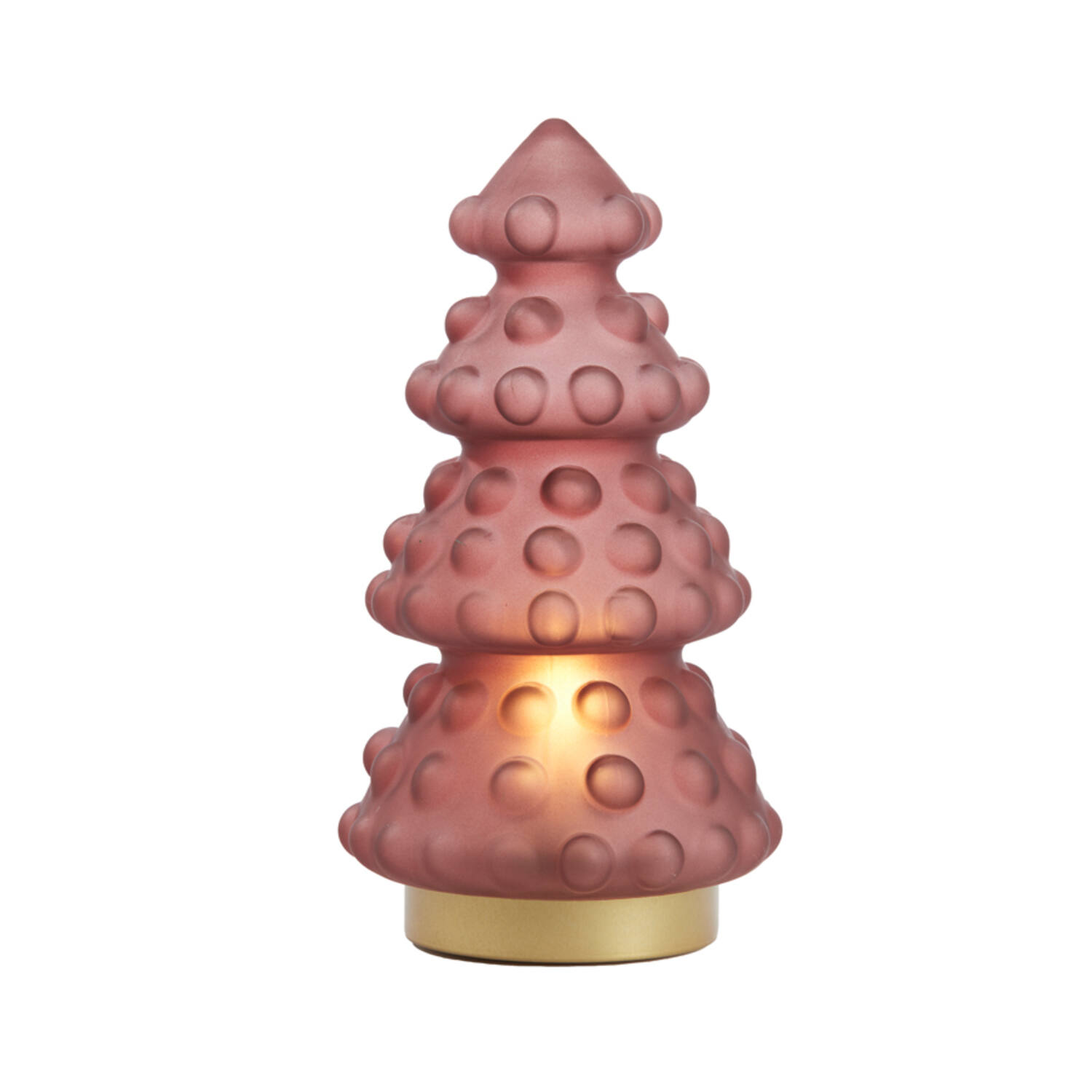 Light & Living Tafellamp LED Ø15x28 5 Cm TREE Mat Koraal+goud