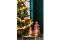 light & living Tafellamp LED Ø15x28 5 cm TREE melk roze+goud