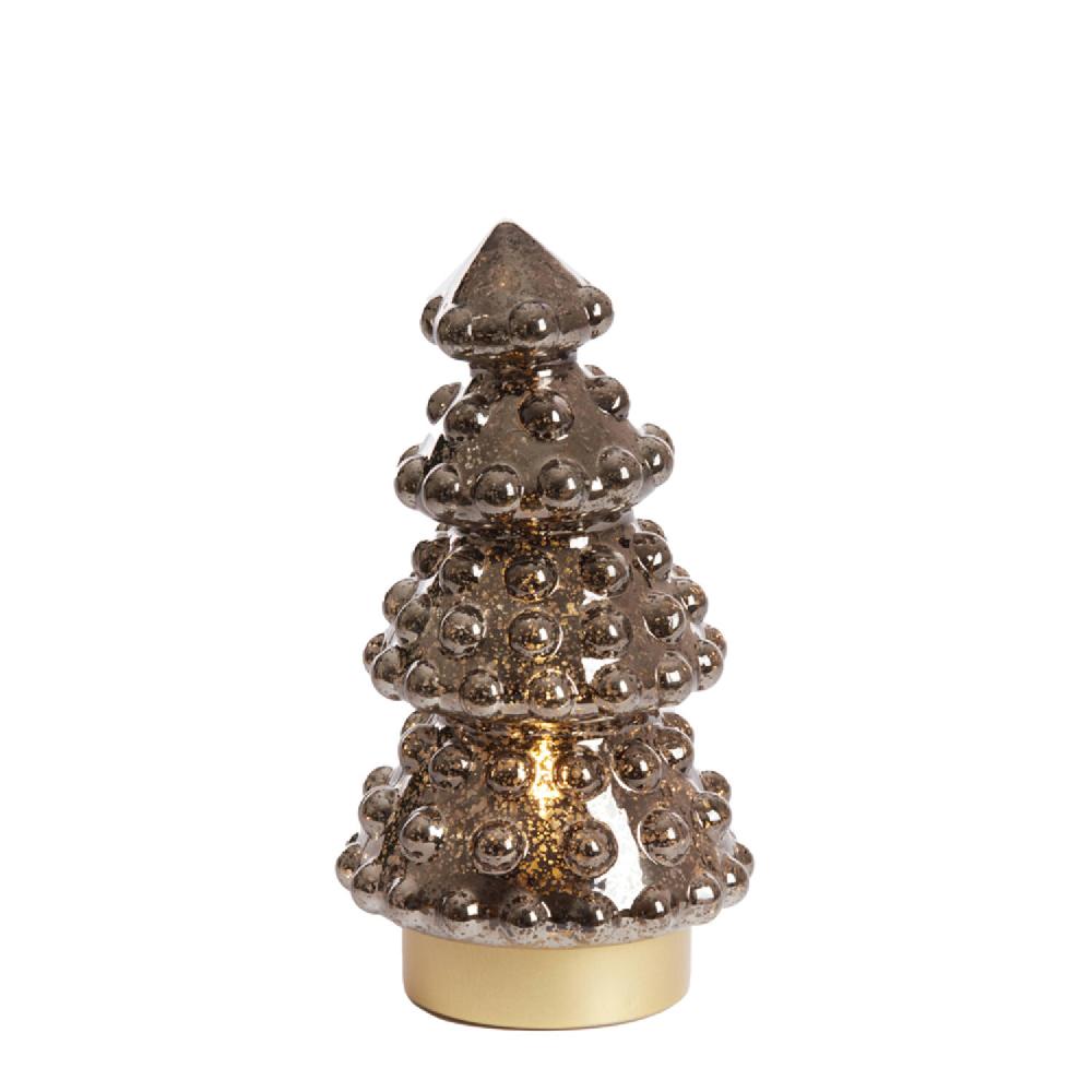 Light & Living Tafellamp LED Ø15x28 5 Cm TREE Metallic Grijs+goud