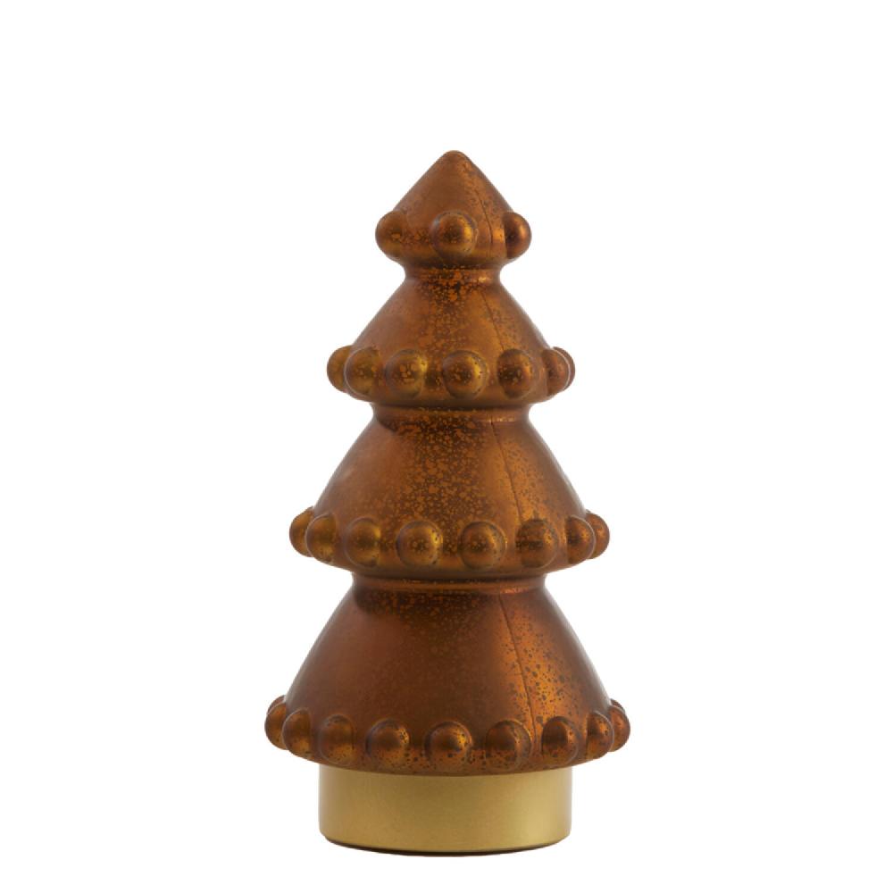 Light & Living Tafellamp LED Ø15x28 5 Cm TREE Metallic Mat Geel+goud