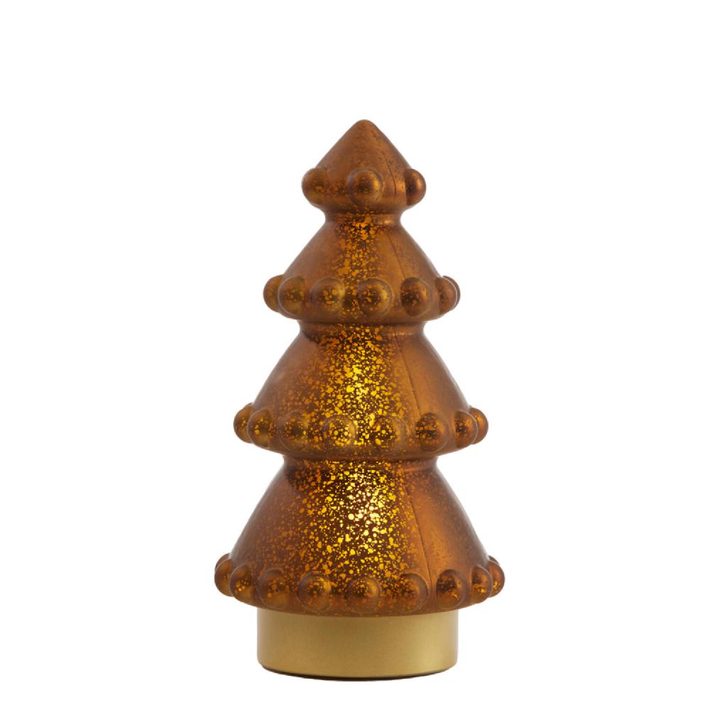 Light & Living Tafellamp LED Ø15x28 5 Cm TREE Metallic Mat Geel+goud