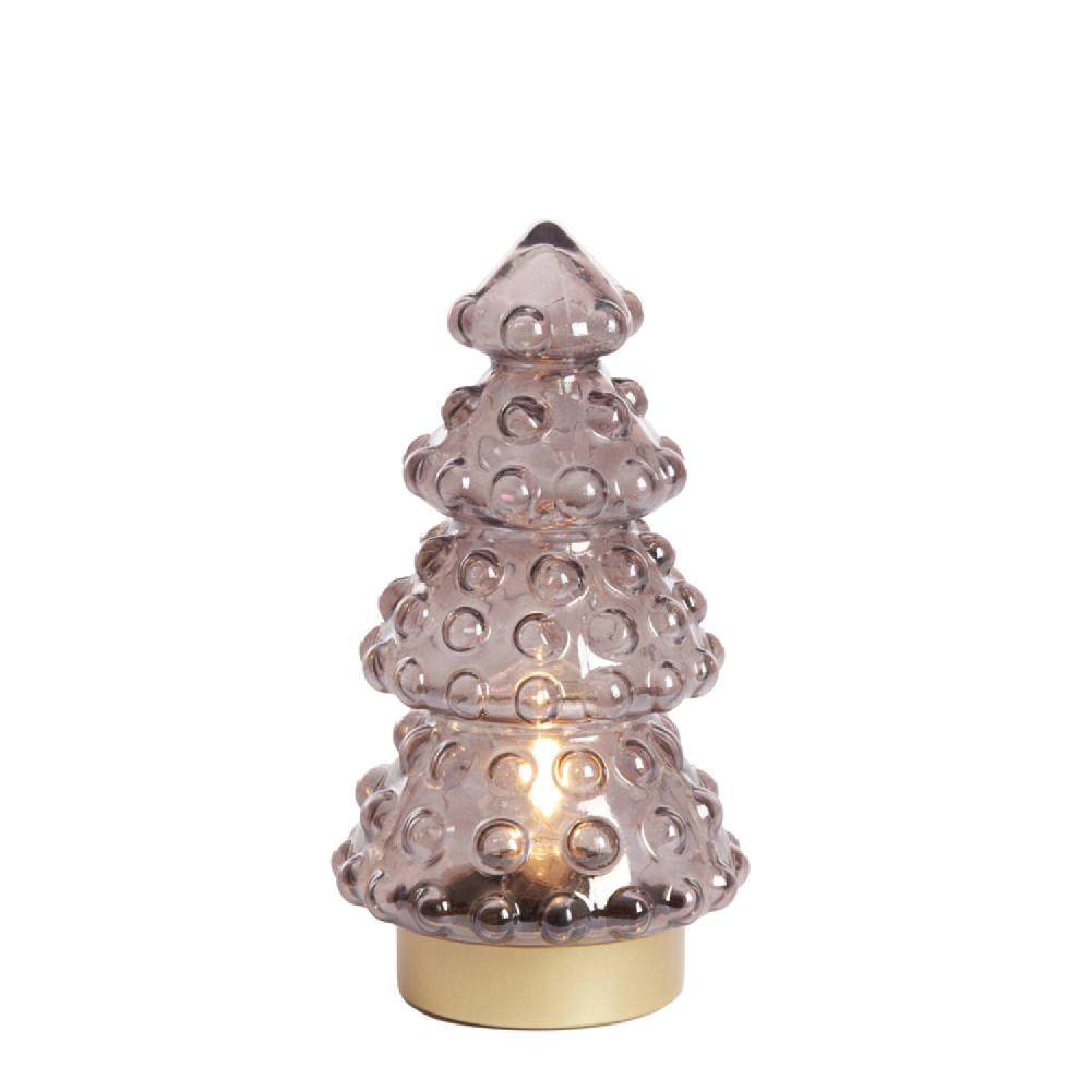 Light & Living Tafellamp LED Ø15x28 5 Cm TREE Olie Grijs+goud