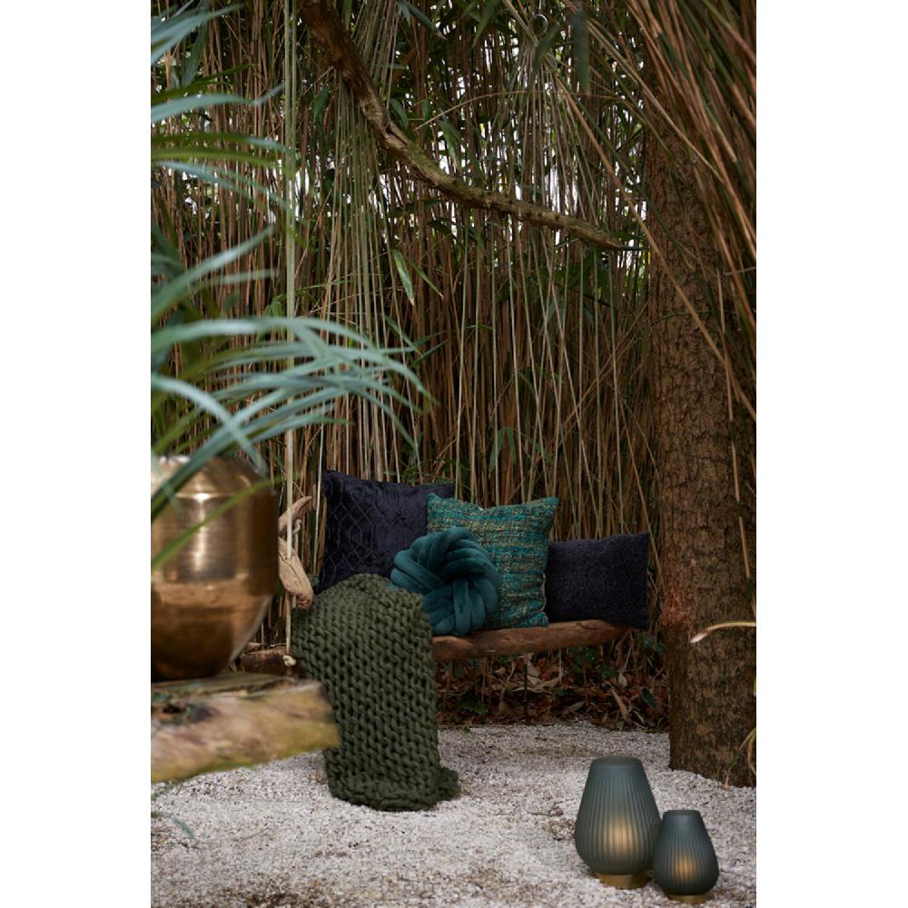 Light & Living Tafellamp LED Ø21x28 Cm TAJERA Glas Mat Donker Groen+goud