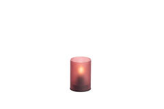 Light & Living Tafellamp LED Ø7x10 Cm VAZOLLA Glas Mat Bordeaux