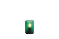 Light & Living Tafellamp LED Ø7x10 Cm VAZOLLA Glas Mat Donker Groen