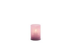 light & living Tafellamp LED Ø7x10 cm VAZOLLA glas melk licht roze