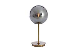 Light & Living Tafellamp Ø20x43 Cm MEDINA Glas Smoke+goud
