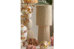 Light & Living Tafellamp Ø21 5x54 5 Cm PITINO Jute Crème