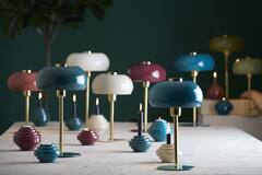 Light & Living Tafellamp Ø23x40 Cm SURIN Glans Donker Groen+goud