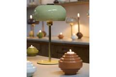 Light & Living Tafellamp Ø23x40 Cm SURIN Glans Licht Groen+goud