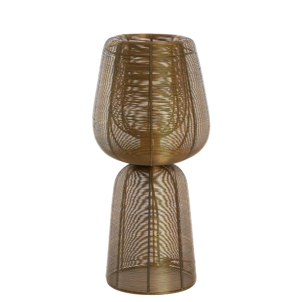 light & living Tafellamp Ø24x54 cm ABOSO antiek brons