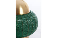 Light & Living Tafellamp Ø25x26 Cm CETARA Kralen Donker Groen+brons