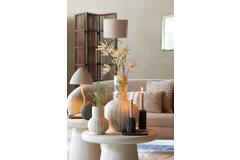 Light & Living Tafellamp Ø25x50 Cm ELIMO Mat Licht Grijs