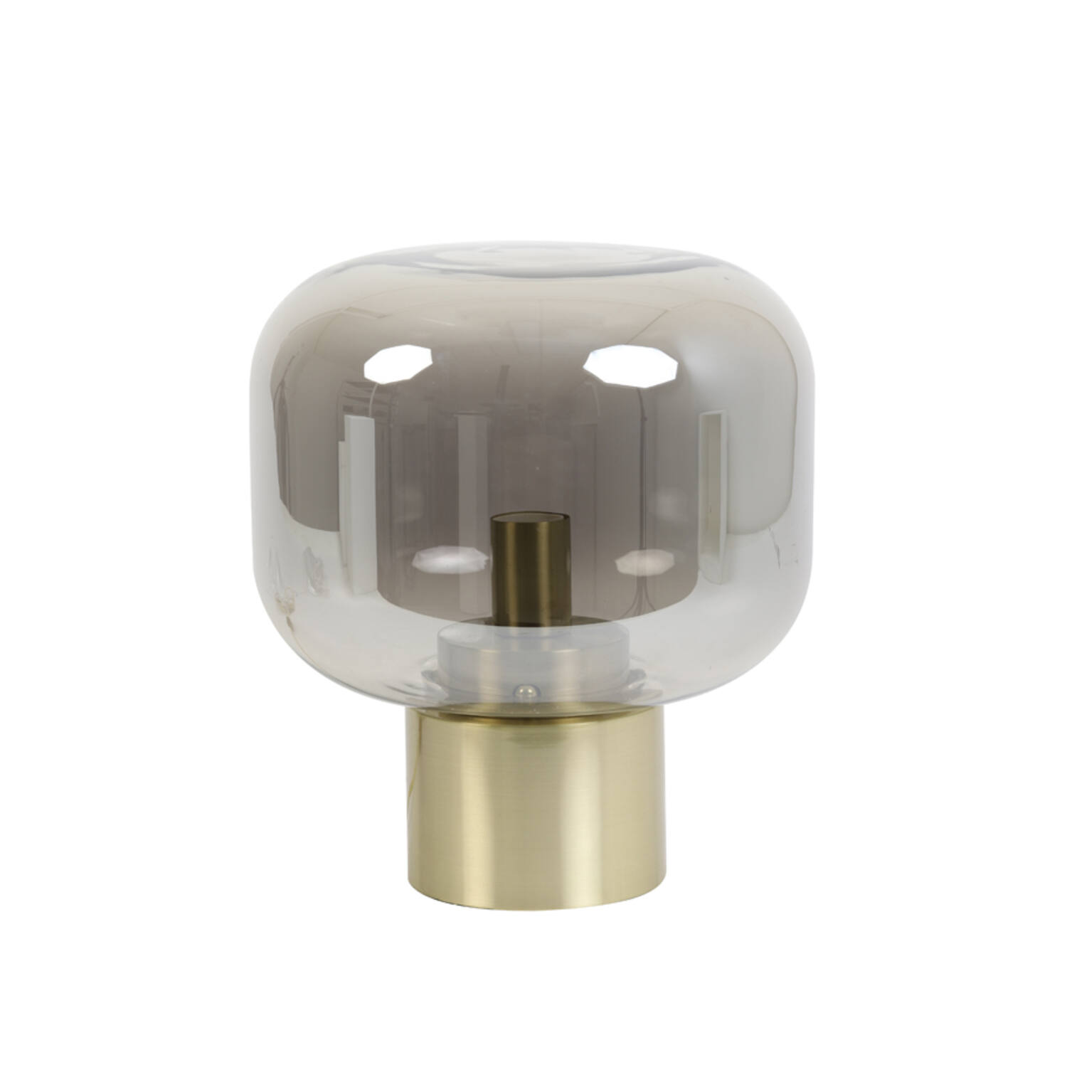 light & living Tafellamp Ø29 5x33 5 cm ARTURAN smoke glas+brons