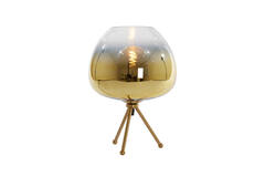 Light & Living Tafellamp Ø30x43 Cm MAYSON Glas Goud-helder+goud