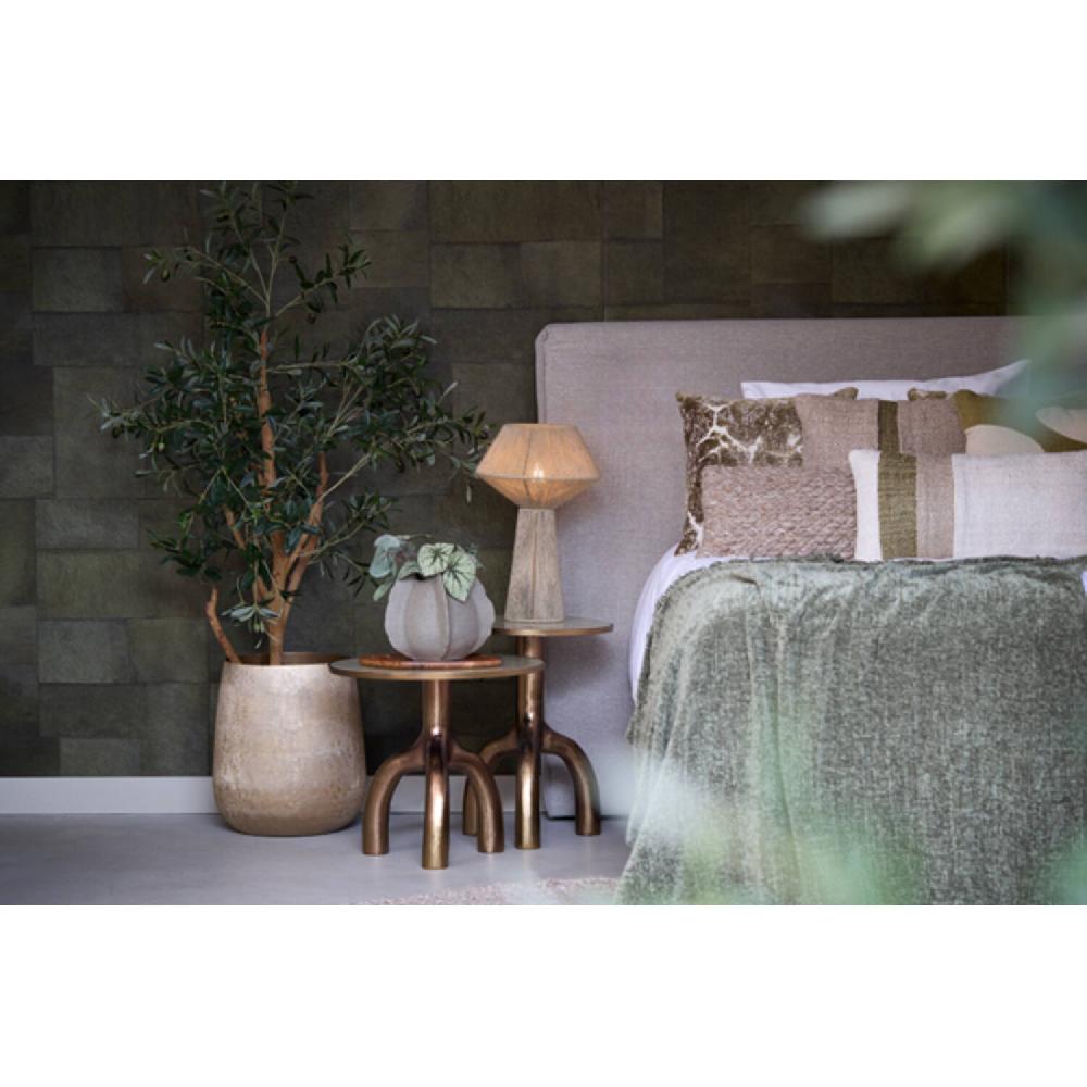 Light & Living Tafellamp Ø30x47 Cm FUGIA Jute Licht Groen