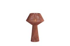 Light & Living Tafellamp Ø30x47 Cm FUGIA Jute Steenrood