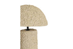 Light & Living Tafellamp Ø30x48 Cm QAZU Textuur Beige