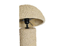 Light & Living Tafellamp Ø30x48 Cm QAZU Textuur Beige