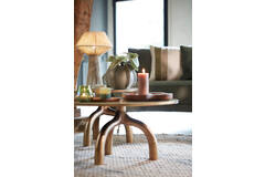 Light & Living Tafellamp Ø36x57 Cm FUGIA Jute Licht Groen