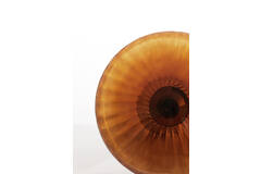 Light & Living Tafellamp Ø40x53 Cm PLEAT Glas Bruin+goud