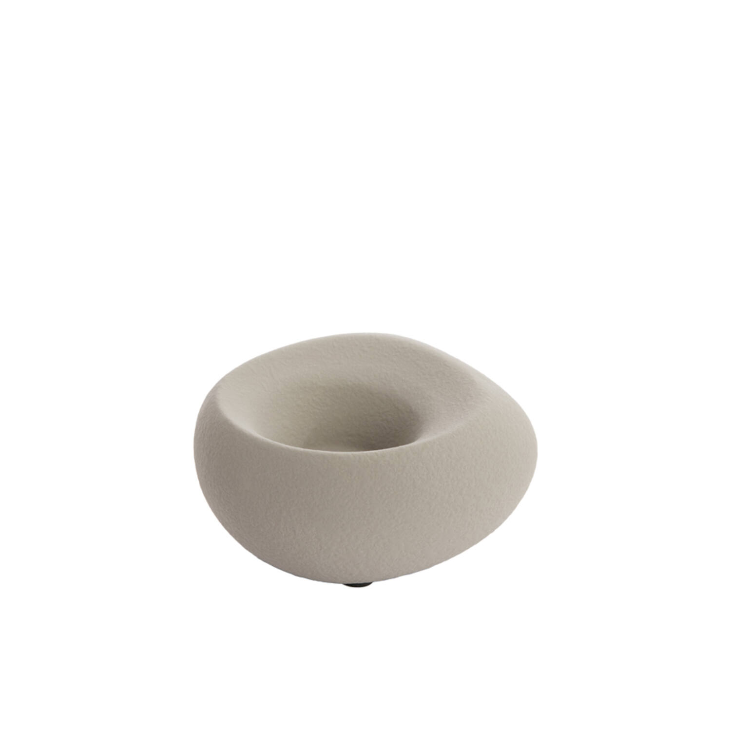 Light & Living Theelicht 16x16x9 Cm ALKA Keramiek Grijs