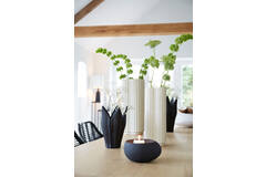 Light & Living Theelicht 16x16x9 Cm ALKA Keramiek Zwart