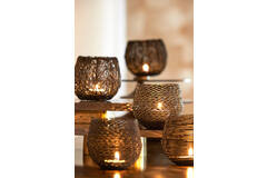 Light & Living Theelicht Ø10x10 Cm SABANA Antiek Brons