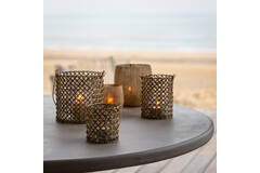 Light & Living Theelicht Ø10x13 Cm OSANI Rotan Naturel