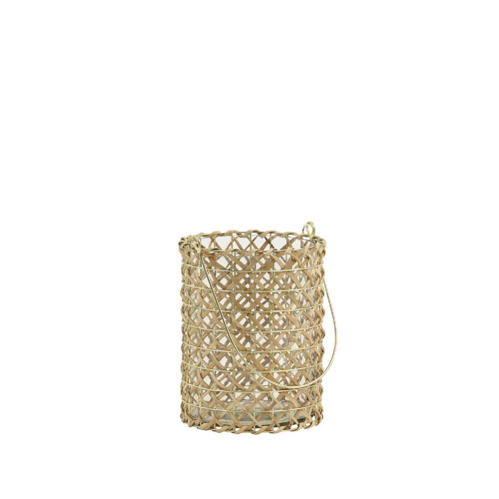light & living Theelicht Ø10x13 cm OSANI rotan naturel