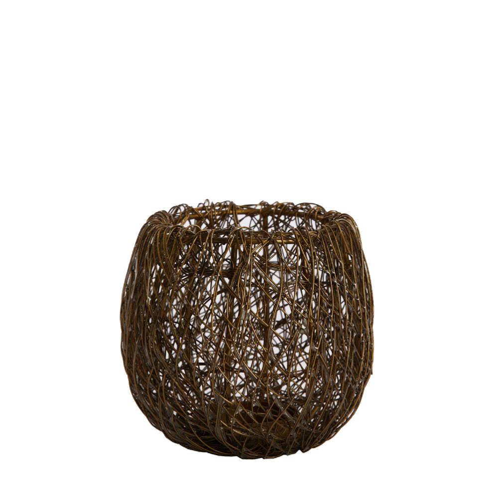 Light & Living Theelicht Ø11x10 Cm SABANA Antiek Brons