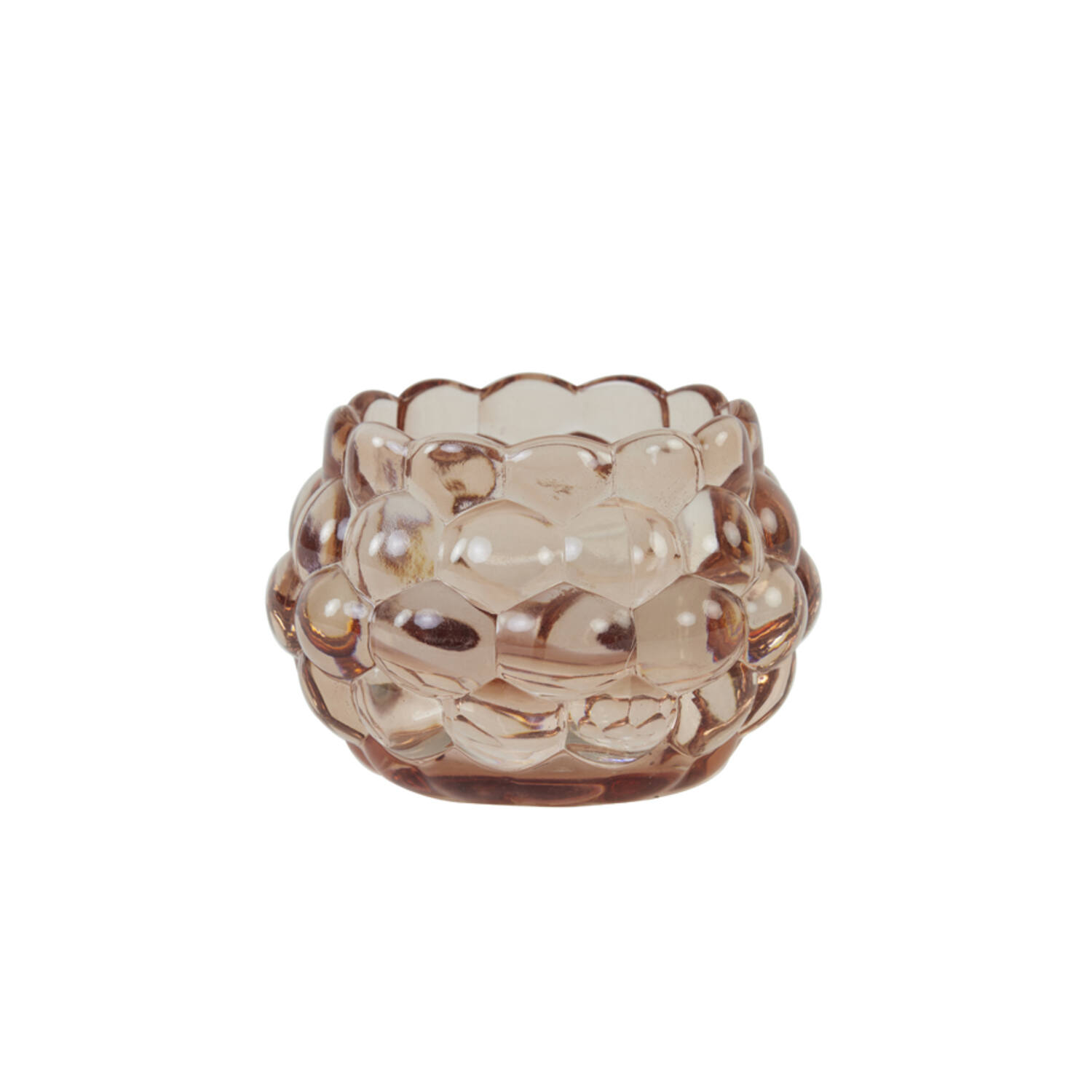 Light & Living Theelicht Ø12 5x8 5 Cm HAVANA Glas Koraal