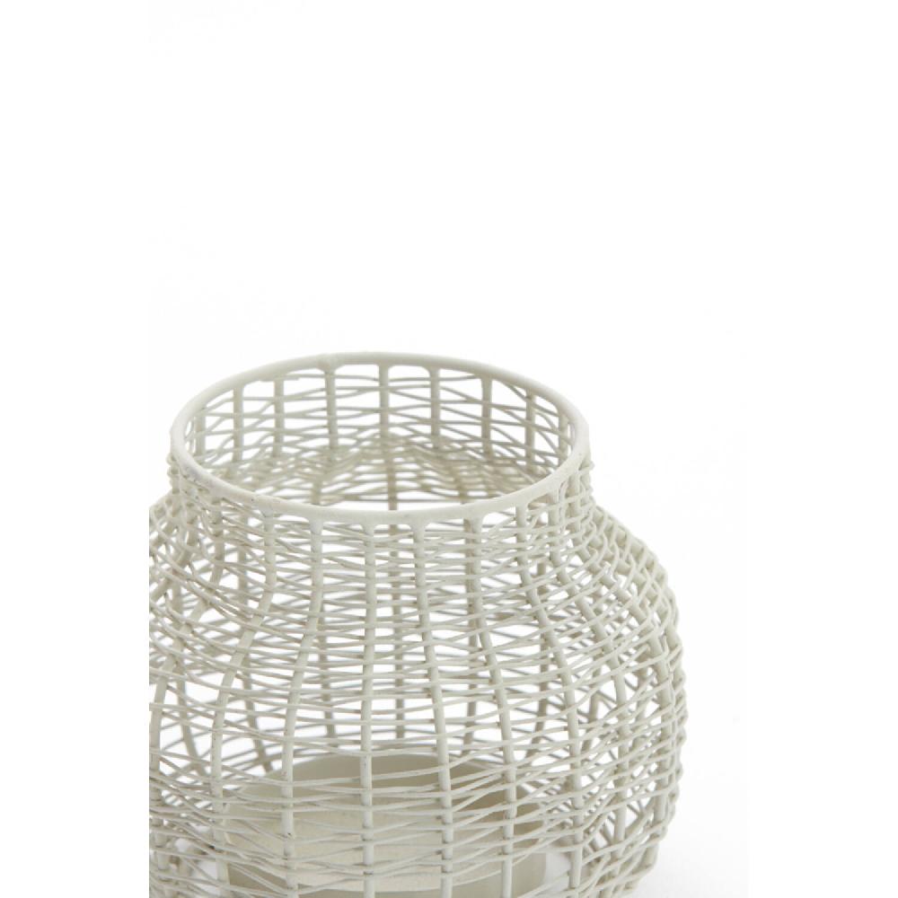 Light & Living Theelicht Ø12x10 Cm VALERY Licht Grijs