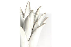 Light & Living Theelicht Ø24 5x23 Cm CACTUS Keramiek Crème