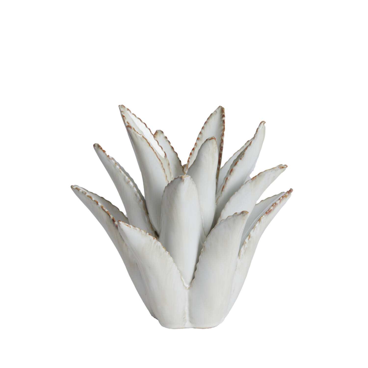 Light & Living Theelicht Ø24 5x23 Cm CACTUS Keramiek Crème