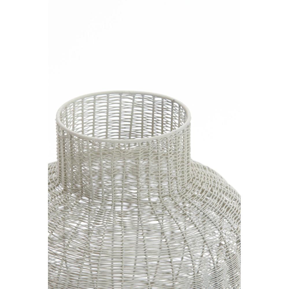 Light & Living Theelicht Ø27x24 Cm VALERY Licht Grijs