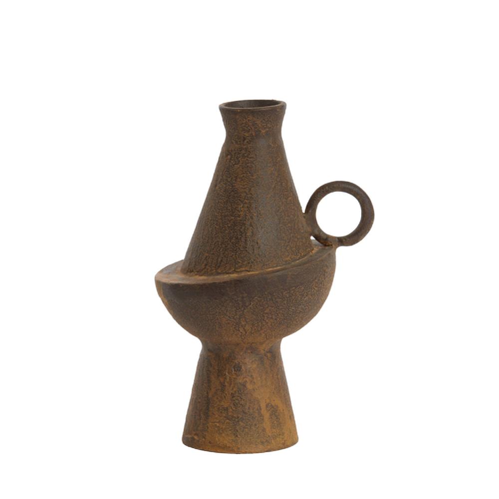 light & living Vaas deco 13x11x20 5 cm MOSIMA antiek bruin