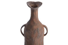 Light & Living Vaas Deco 16x10x32 Cm ANCONI Donker Bruin