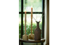 Light & Living Vaas Deco 16x10x32 Cm ANCONI Donker Bruin