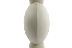 Light & Living Vaas Deco 22x14x40 Cm KAVANDU Licht Grijs