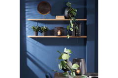 Light & Living Vaas Deco 22x14x40 Cm KAVANDU Mat Zwart