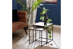 Light & Living Vaas Deco 22x14x40 Cm KAVANDU Mat Zwart