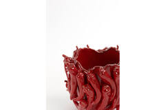 light & living Vaas deco 25 5x24 5x20 5 cm PEPPER keramiek rood