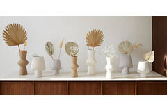 Light & Living Vaas Deco 30 5x15 5x40 5 Cm CIARA Keramiek Crème