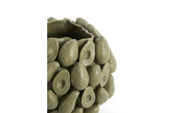 Light & Living Vaas Deco 36x35 5x31 5 Cm AVOCADO Keramiek Olijf Groen