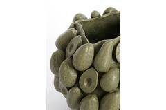 Light & Living Vaas Deco 36x35 5x31 5 Cm AVOCADO Keramiek Olijf Groen